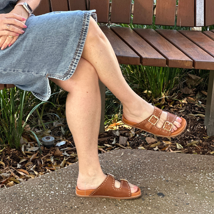 Ziera Havro W Tan/Pale Gold – Shannons Shoes - Main Image