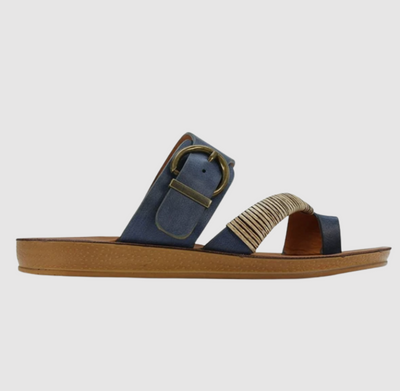 Los Cabos Bria Navy ladies Slides 