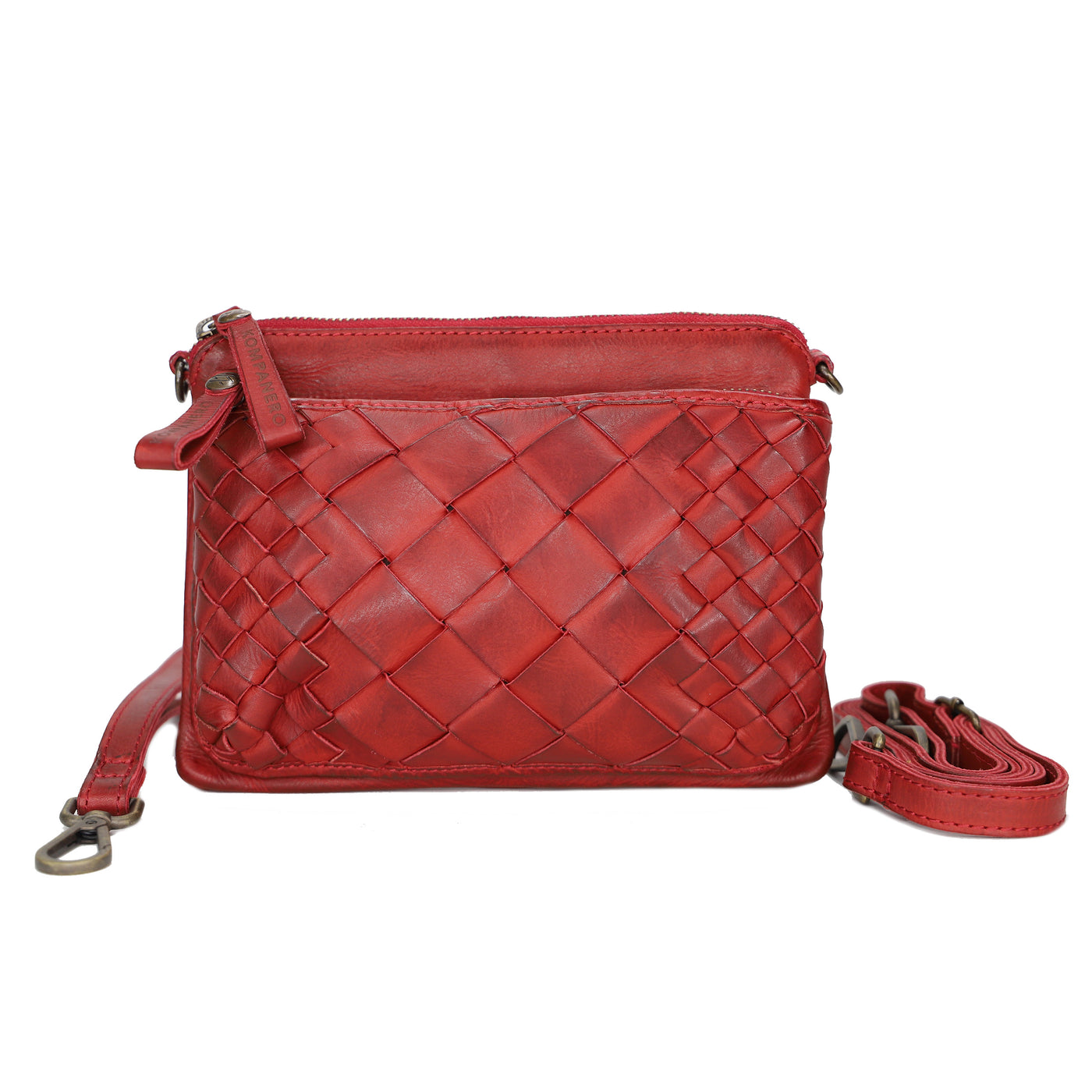 Red Leather Kompanero Bags