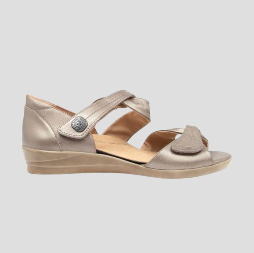 Greige \ Beige sandal with arch support