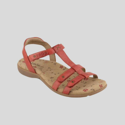 Taos red comfort sandals